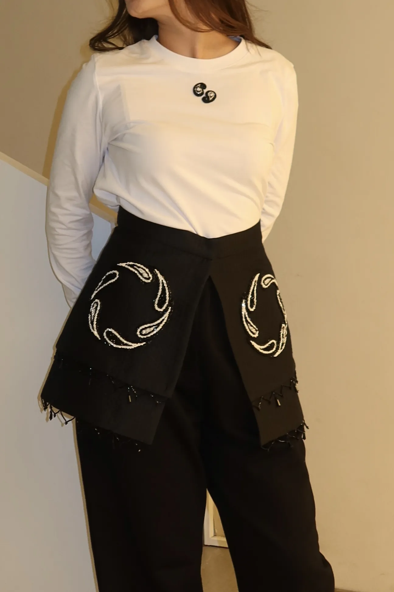 Двойная баска "Qalampirgul"